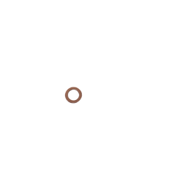 104884-59170 8mm extra thick copper washer
