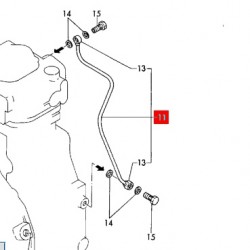 128170-39200 1GM/1GM10 cyl. head oil feed pipe